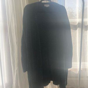 Dark Green Crushed Velvet Cardigan